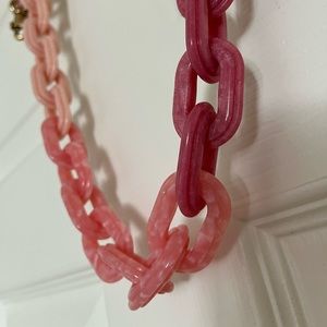 NWT Coach Pink Resin Bag Chain